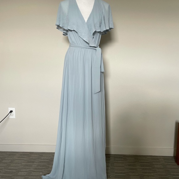 Show me your mumu Audrey Maxi Dress S Steep blue - Picture 6 of 14